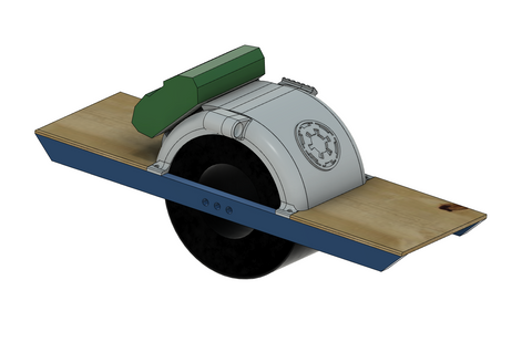 One Wheel Fender 3D Print File