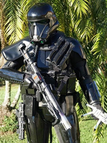 Finished Death Trooper Armor and Helmet  - V2 Custom Fit and Painted with Straps