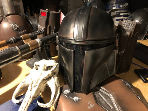 Mandalorian Series inspired Resin cast helmet v3